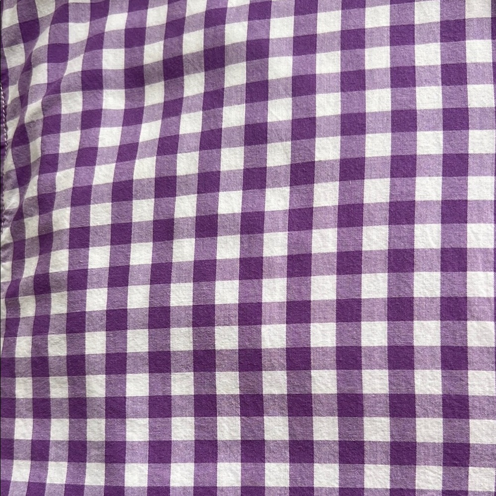 Bonobos Purple Gingham Casual Button Down Shirt - Picture 7 of 7